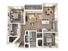 B5 Floor Plan B5 Floor Plan | The District at Rosemary